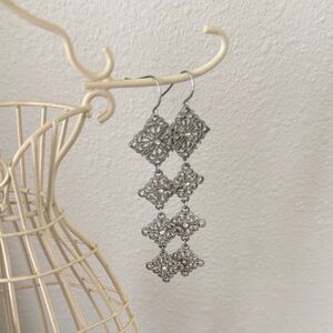 Elegant Silver Dangle Earrings